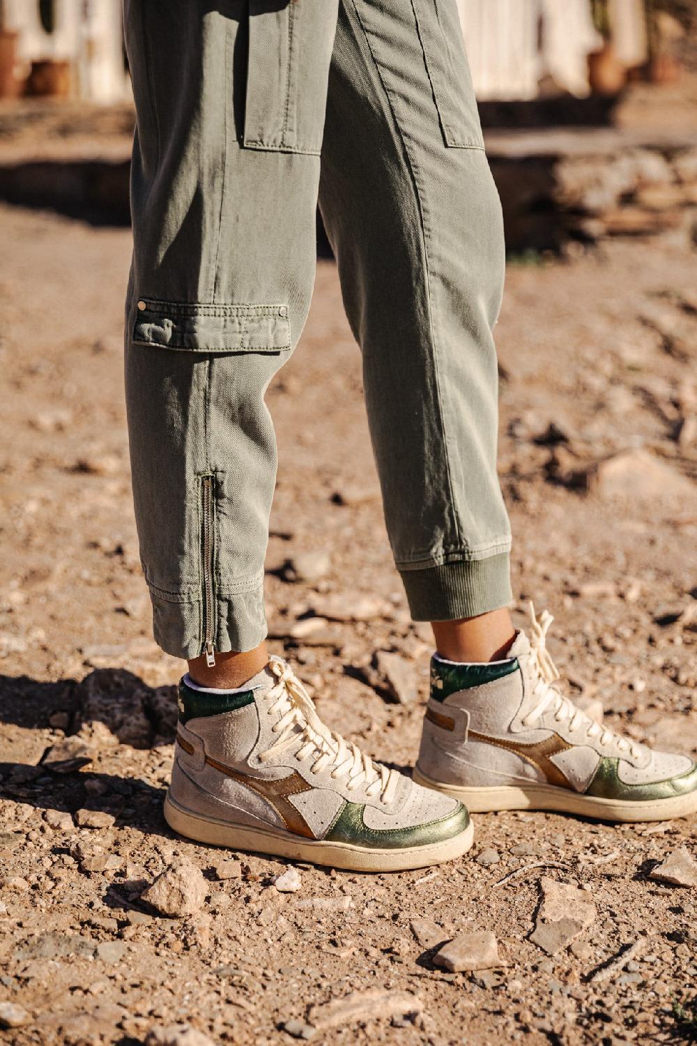 Freeman T. Porter Celine Jazz Pantalon Cargo Femme Lily Pad