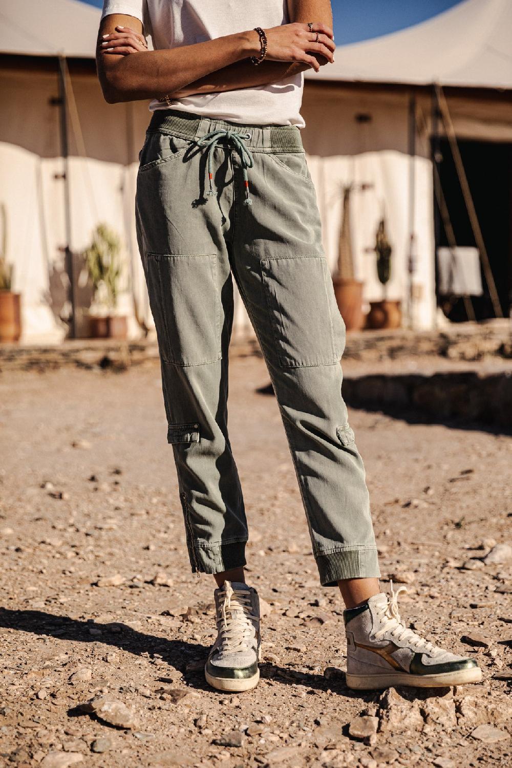 freeman t. porter Celine Jazz Pantalon cargo Femme lily pad