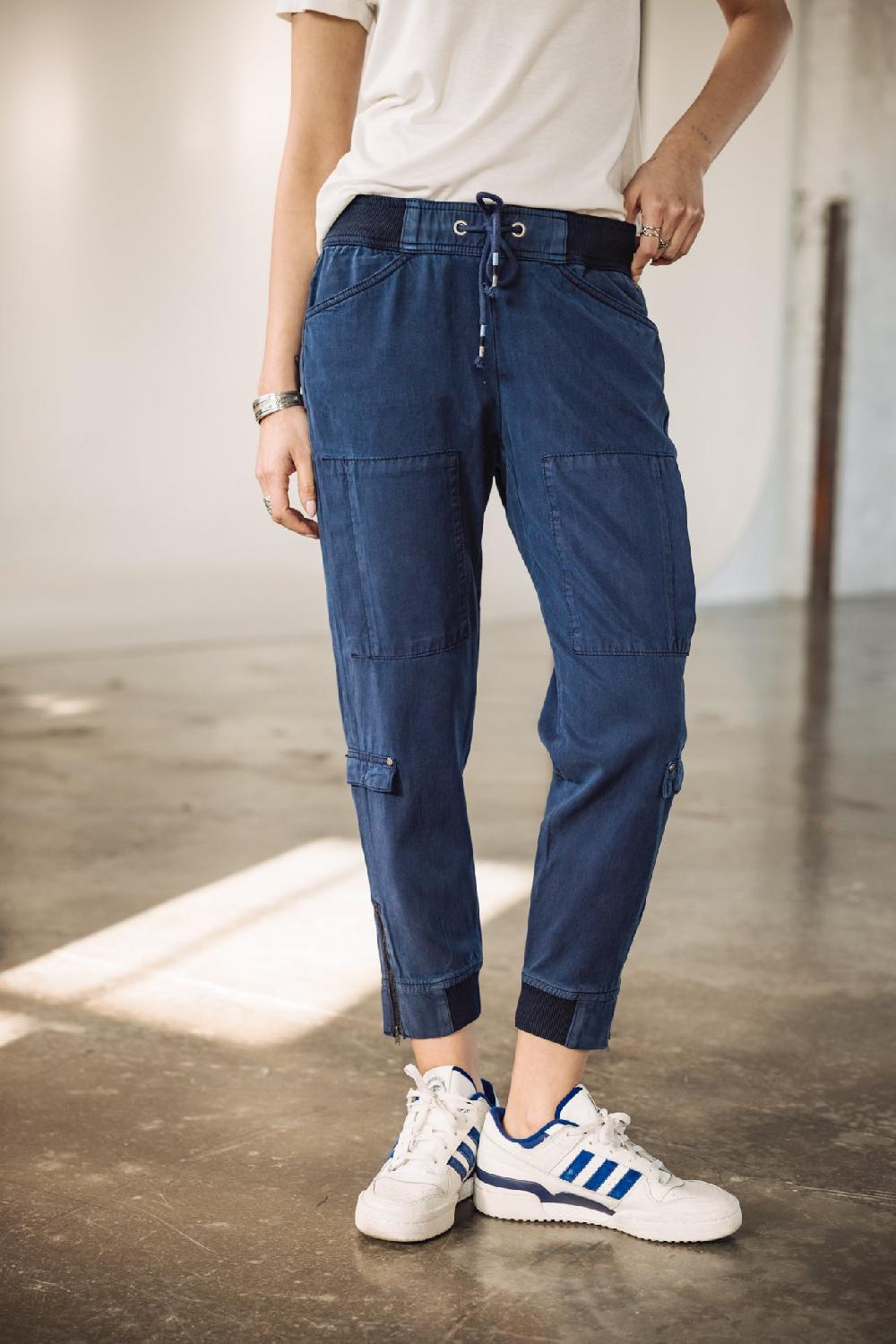 Freeman T. Porter Celine Jazz Pantalon Cargo Femme Peacoat