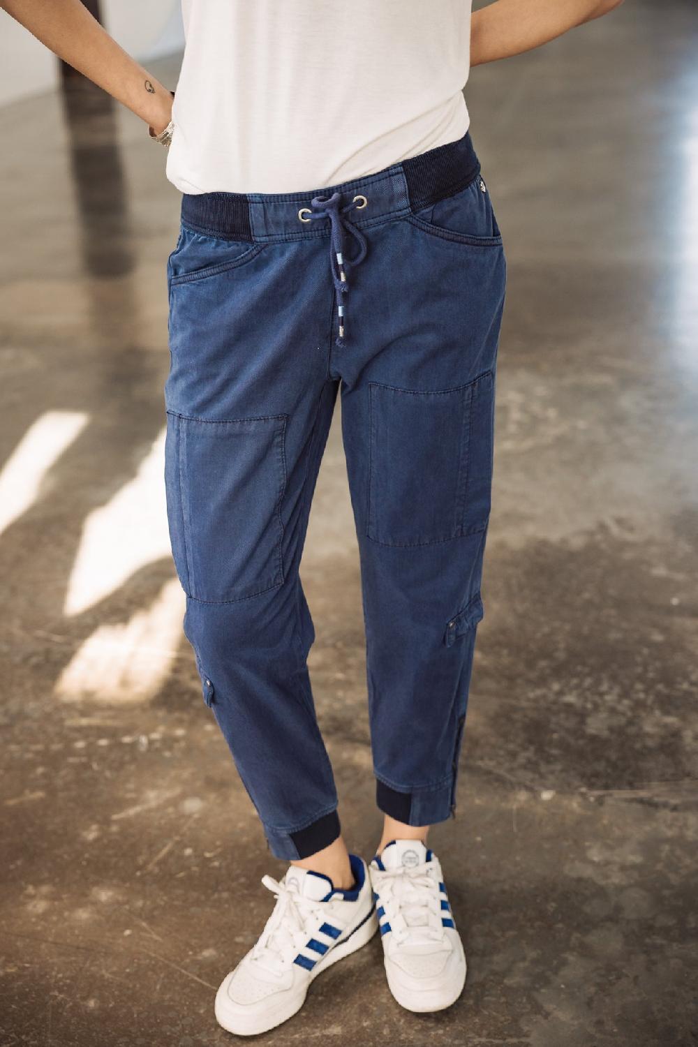 freeman t. porter Celine Jazz Pantalon cargo Femme peacoat freeman t. porter Celine Jazz Pantalon cargo Femme peacoat