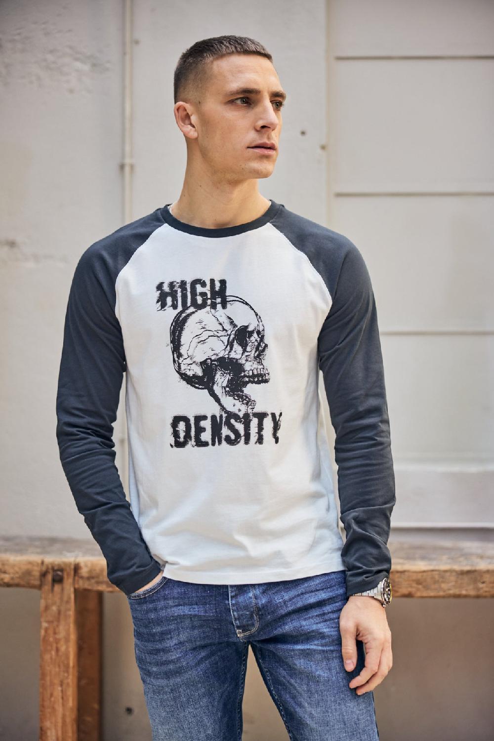 Freeman T. Porter Christopher High Density T-shirt Avec Print Homme Off White