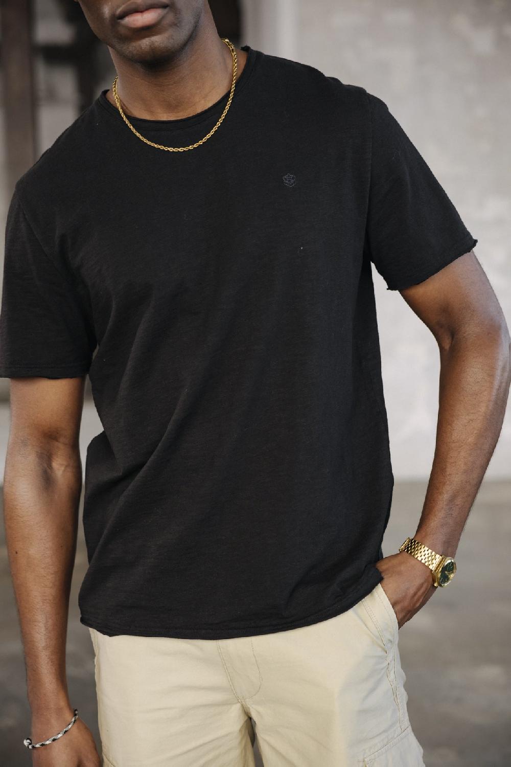 Freeman T. Porter Chuck Kansas T-shirt Brodé Homme Black