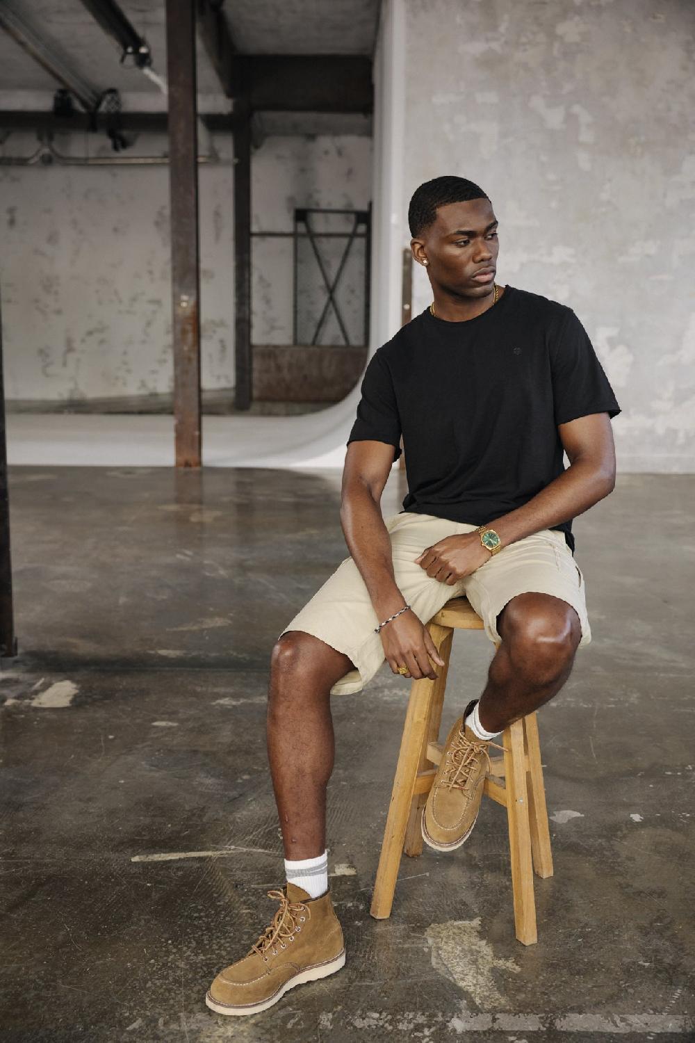 Freeman T. Porter Chuck Kansas T-shirt Brodé Homme Black