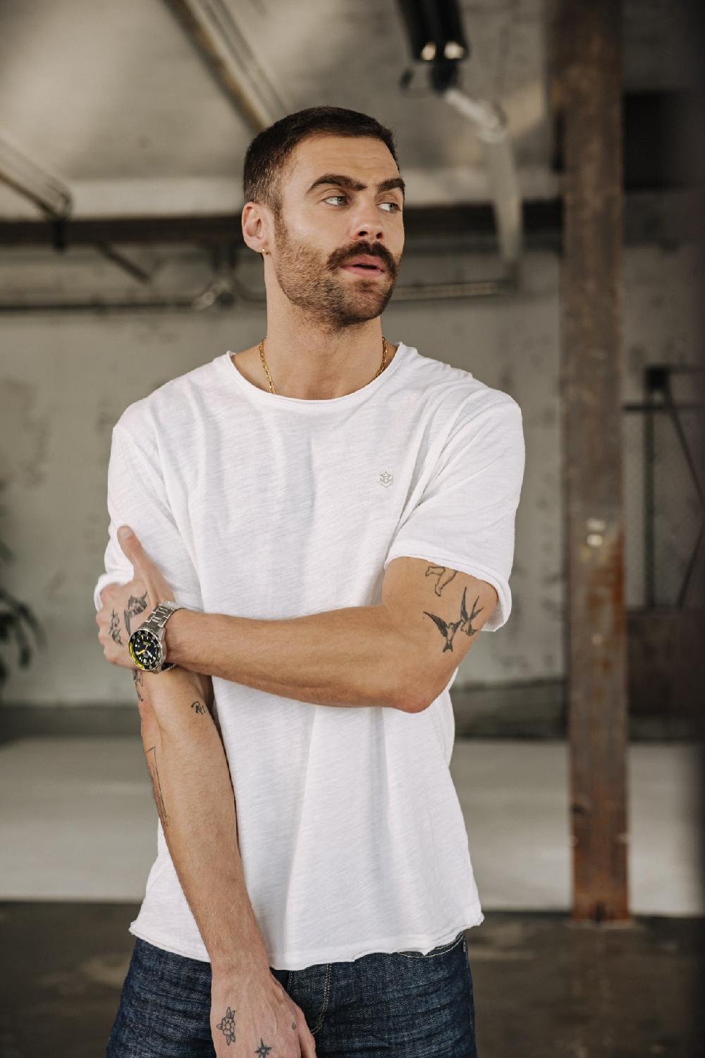 freeman t. porter Chuck Kansas T-shirt brodé Homme bright white