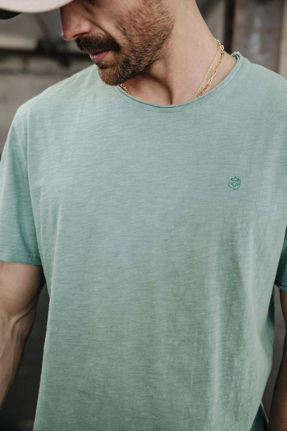 Freeman T. Porter Chuck Kansas T-shirt Brodé Homme Feldspar