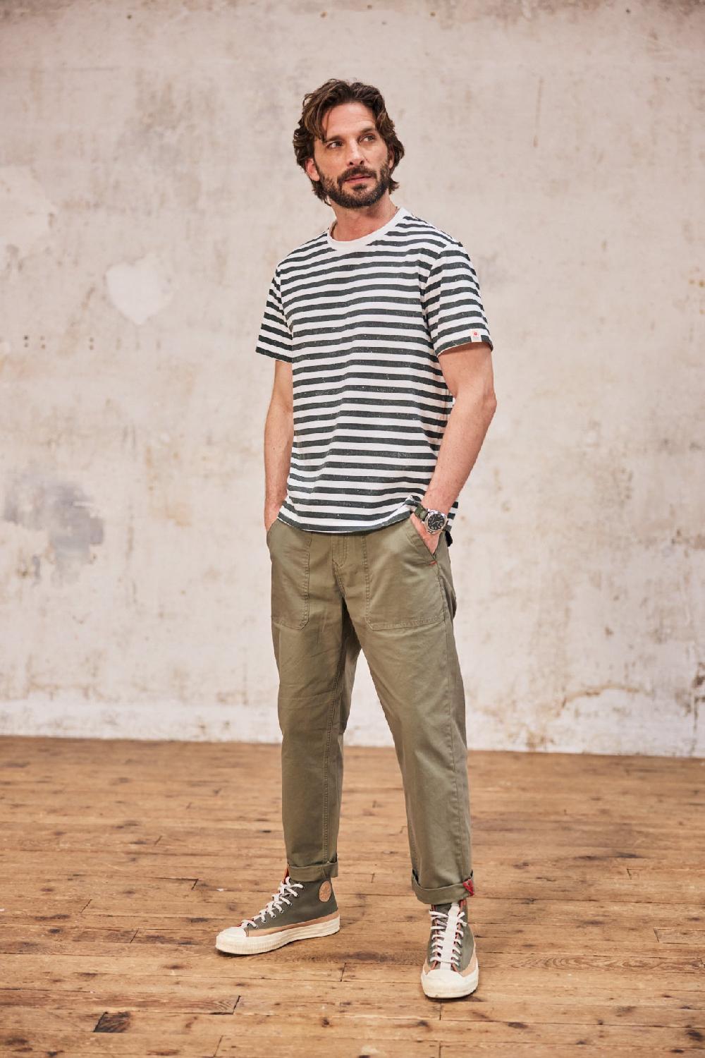 Freeman T. Porter Chuck Marin T-shirt Homme Jungle Green