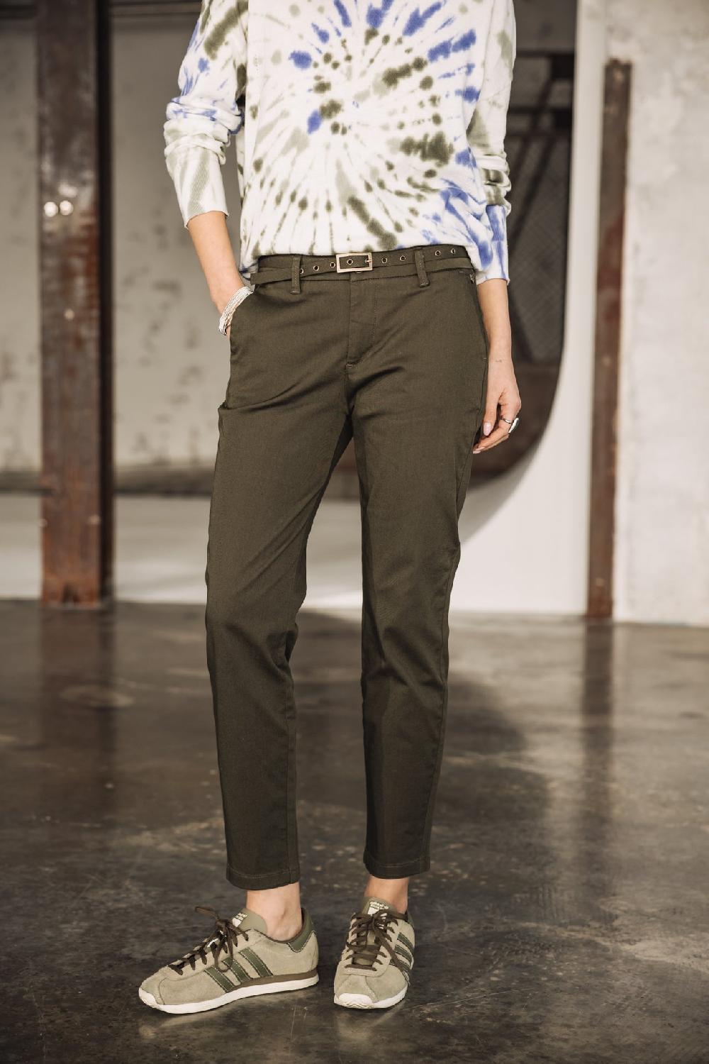 freeman t. porter Claudia Felicita Pantalon chino Femme forest night freeman t. porter Claudia Felicita Pantalon chino Femme forest night