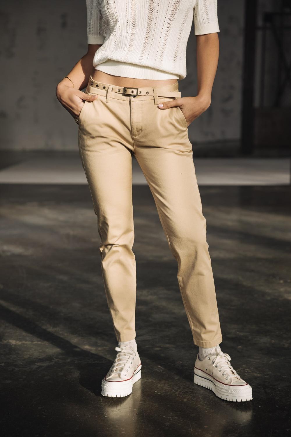 freeman t. porter Claudia Felicita Pantalon chino Femme irish cream