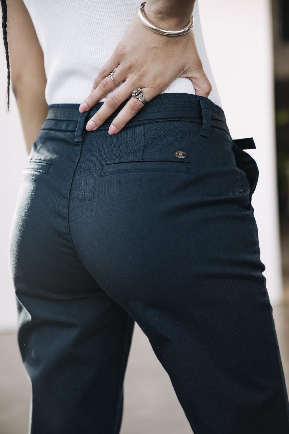 Freeman T. Porter Claudia Felicita Pantalon Chino Femme Total Eclipse