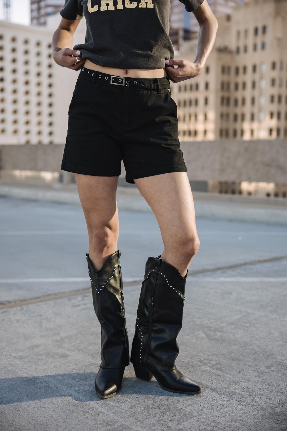 freeman t. porter Claudia Short Felicita Short city Femme black