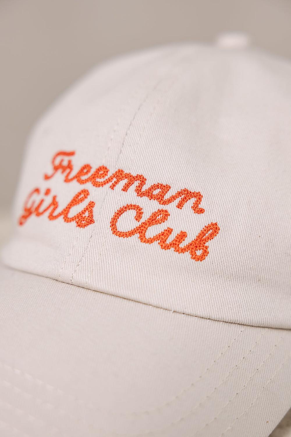 Freeman T. Porter Club Cap Casquette Brodée Femme Ecru