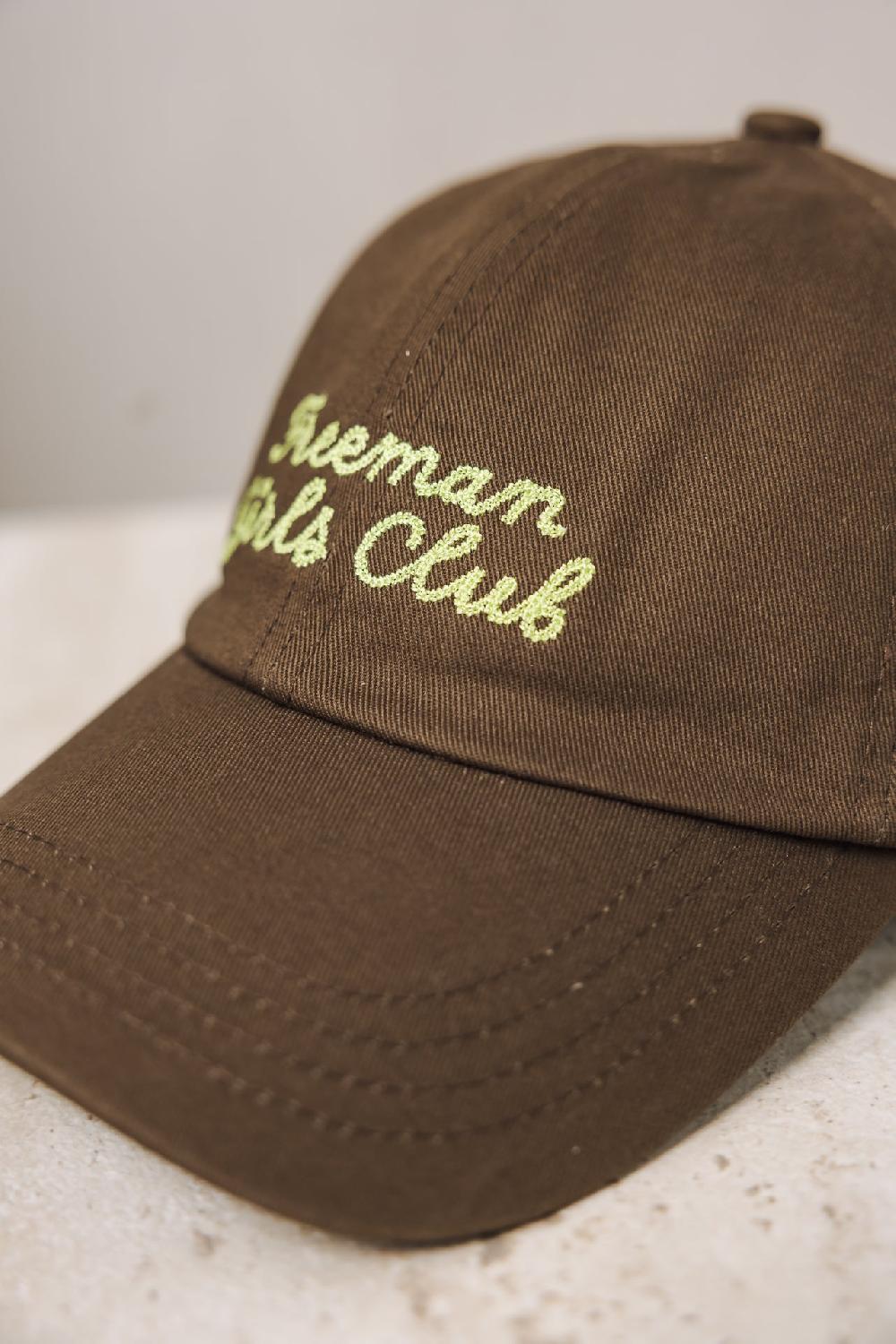 Freeman T. Porter Club Cap Casquette Brodée Femme Khaki