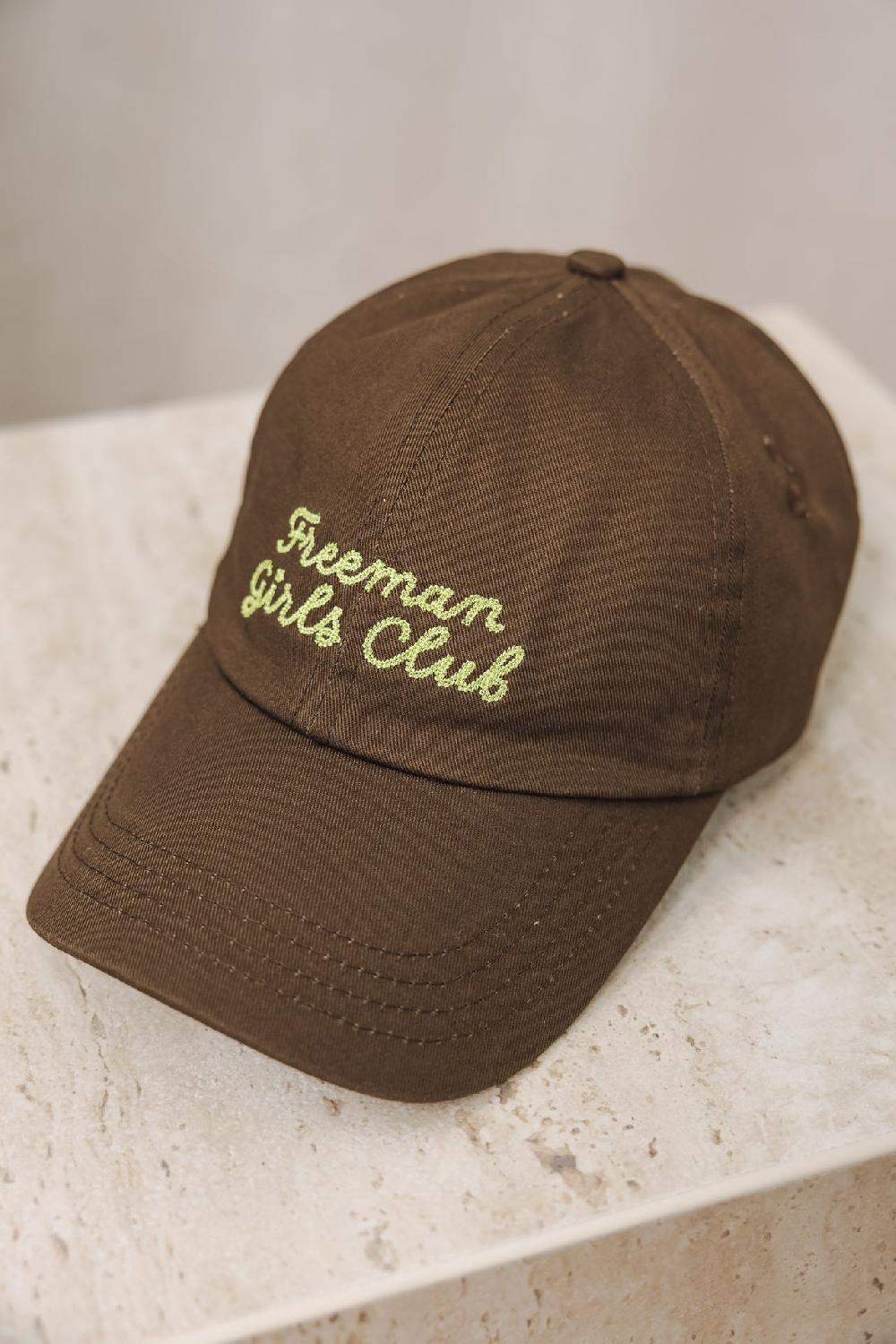 freeman t. porter Club Cap Casquette brodée Femme khaki