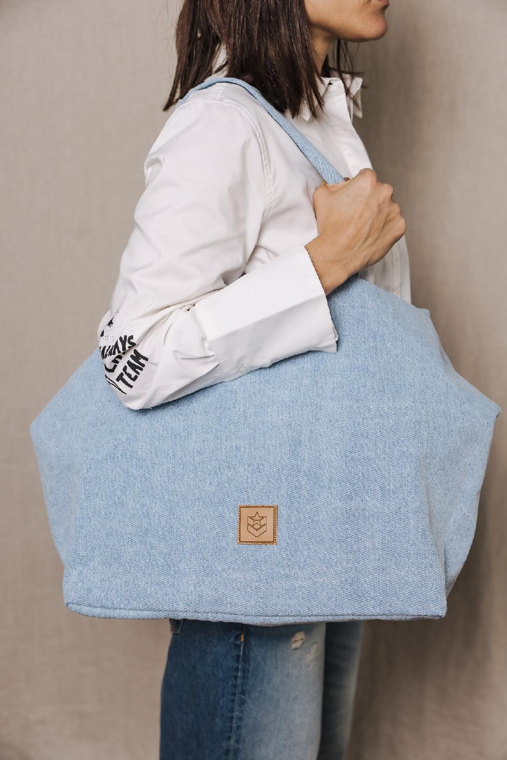 Freeman T. Porter Coletta Denim Tote Bag Femme Ronny