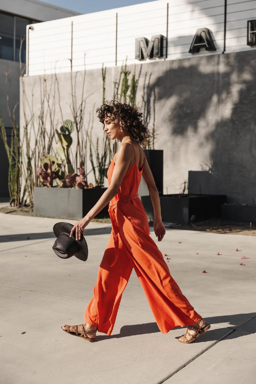 Freeman T. Porter Corolle Plain Combinaison Palazzo Femme Tigerlily