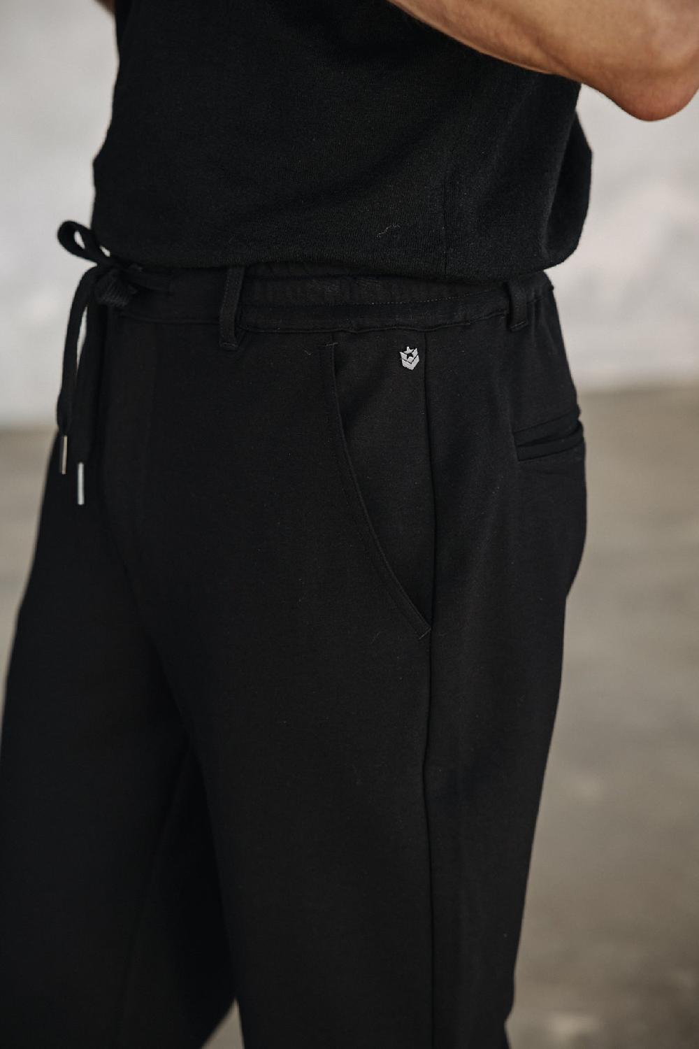 Freeman T. Porter Derek Comfy Pantalon Relax Homme Black