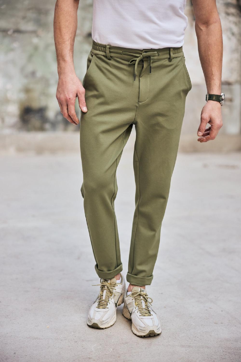 freeman t. porter Derek Comfy Pantalon relax Homme deep lichen green