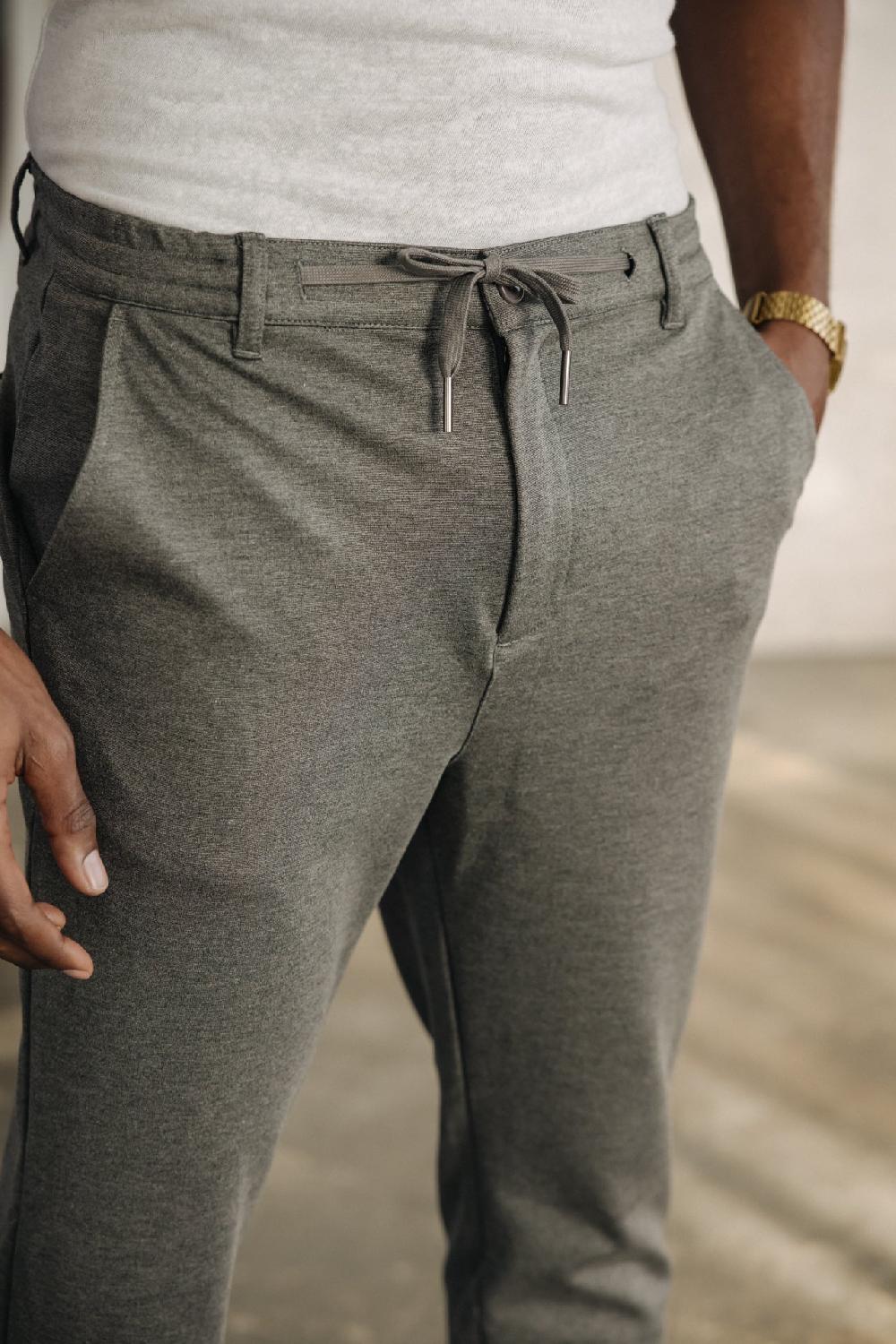 Freeman T. Porter Derek Comfy Pantalon Relax Homme Moon Rock