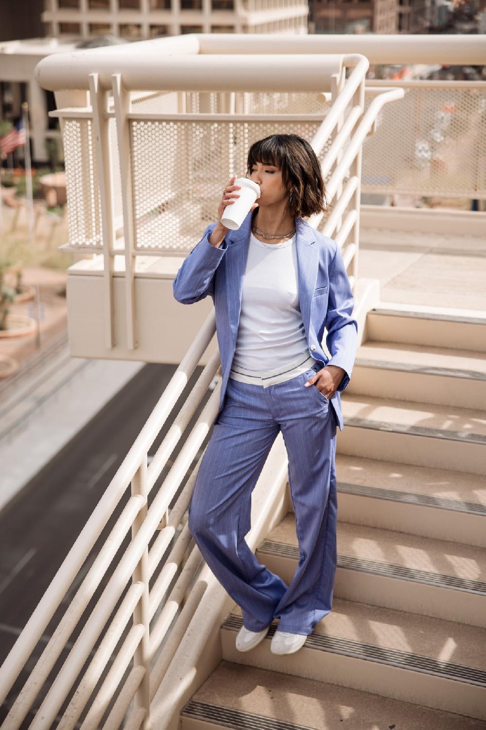 Freeman T. Porter Dorine Foiled Débardeur Lamé Femme Off White