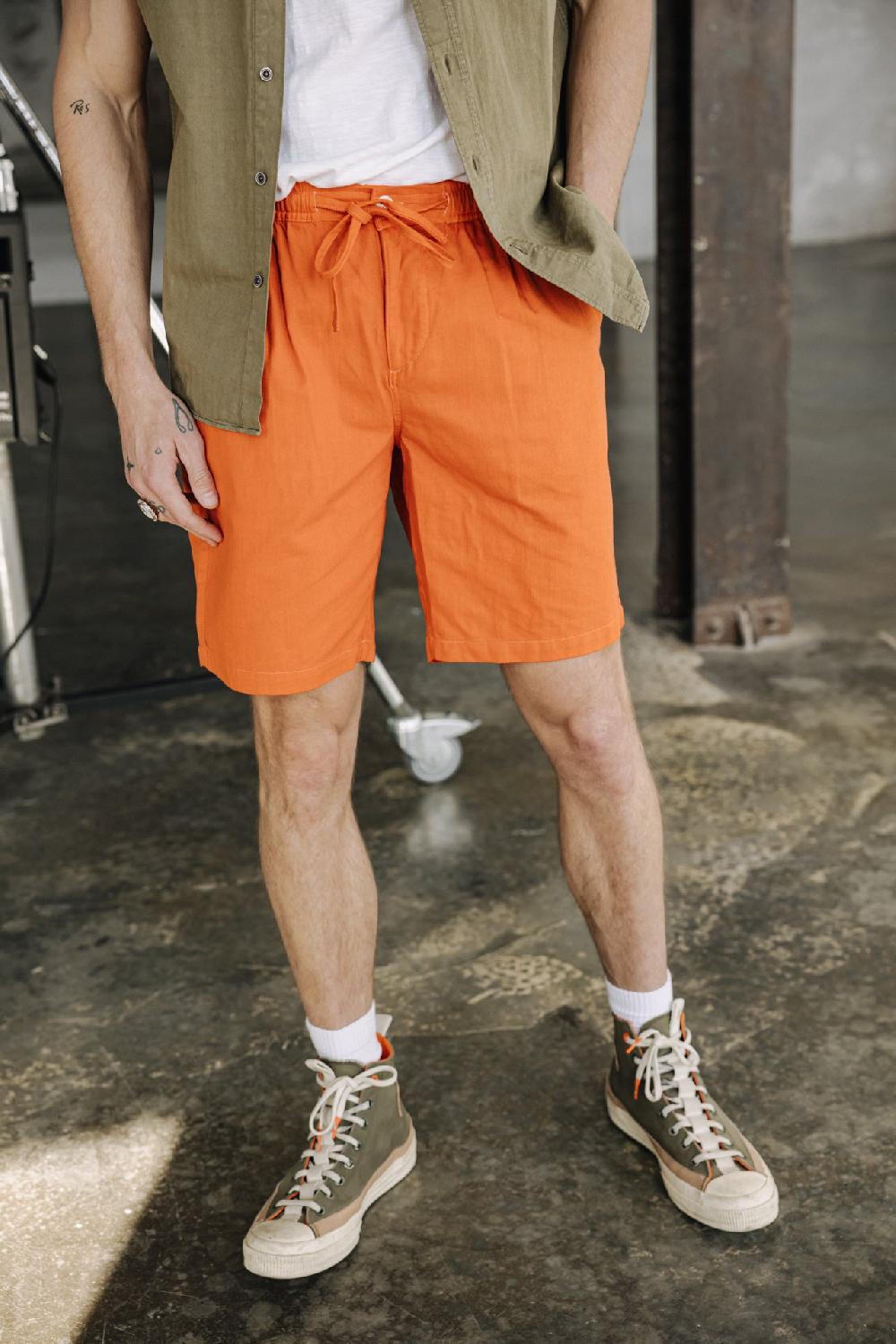 freeman t. porter Doug Cot Slub Short relax Homme firecracker