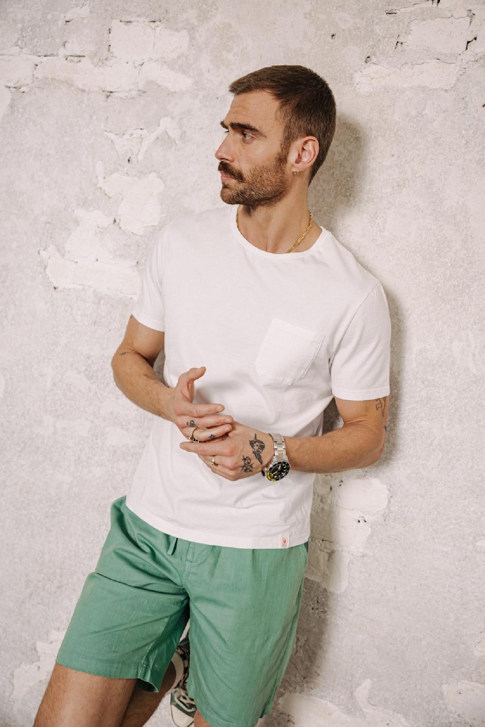 Freeman T. Porter Doug Cot Slub Shorts Relax Homme Feldspar