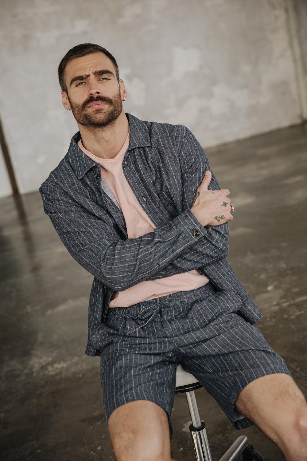 Freeman T. Porter Doug Zappy Short Relax Homme Indigo