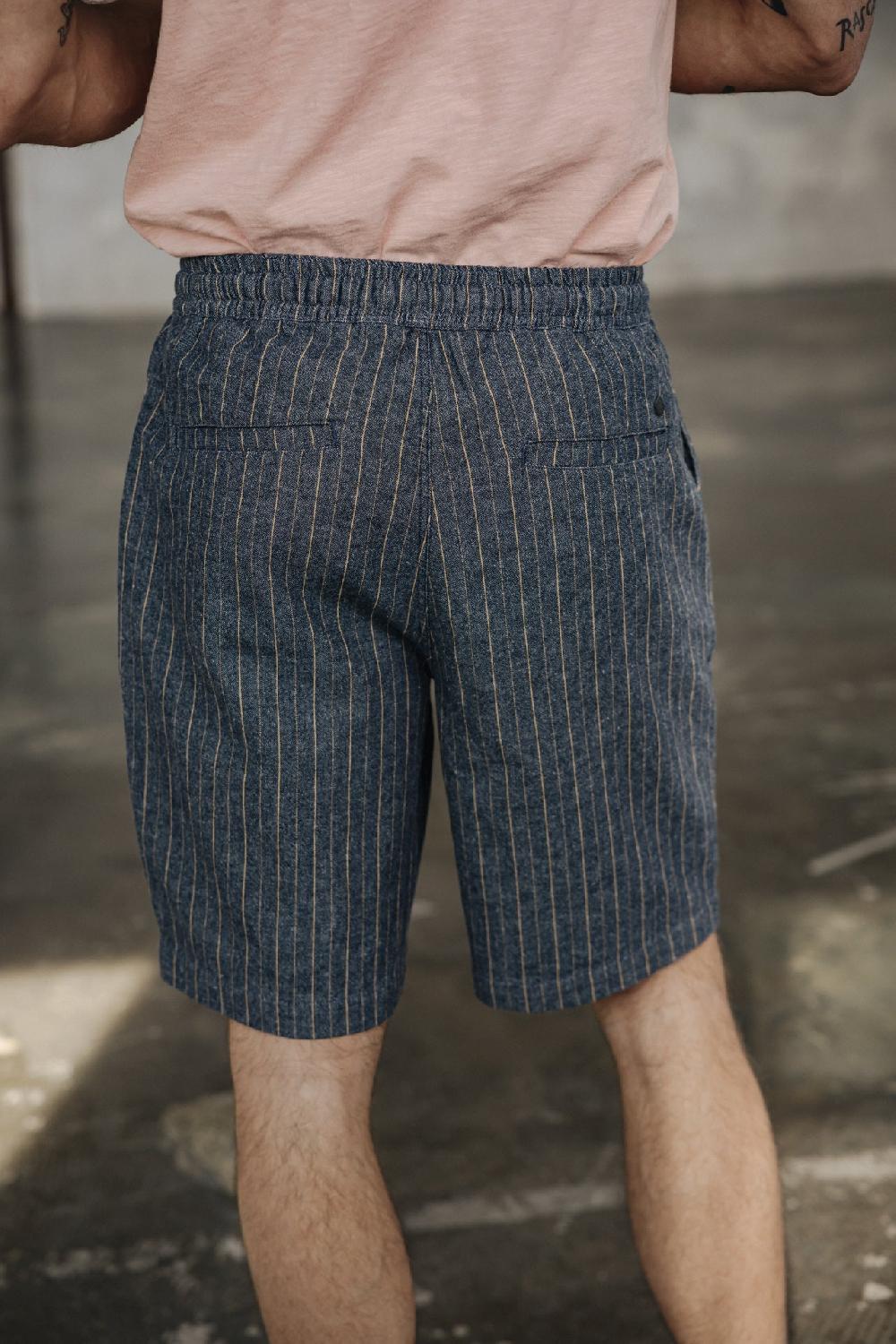 Freeman T. Porter Doug Zappy Short Relax Homme Indigo