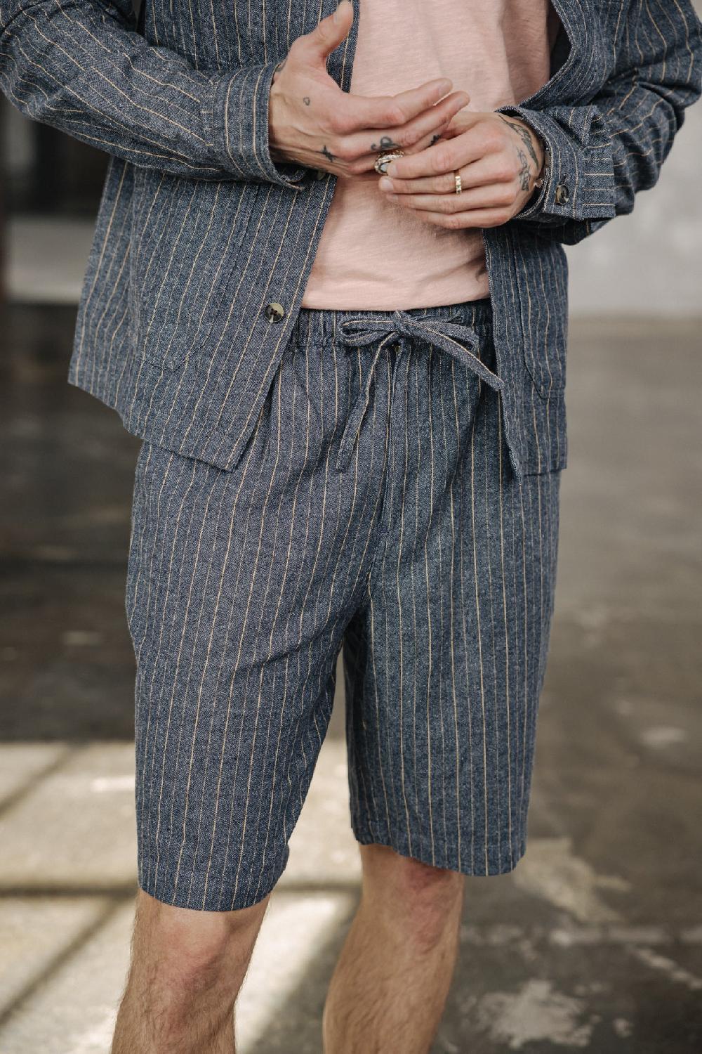 Freeman T. Porter Doug Zappy Short Relax Homme Indigo