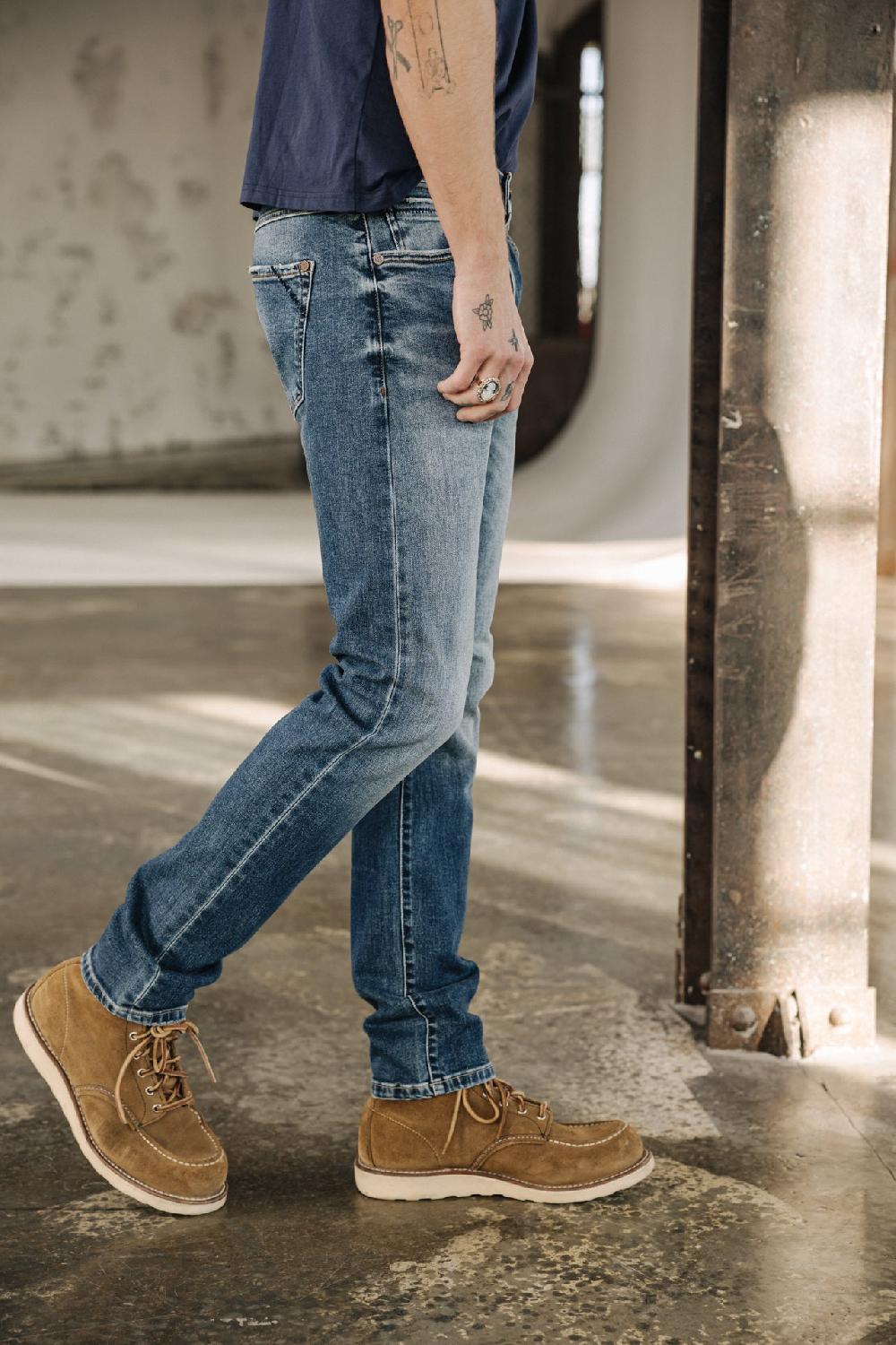 freeman T. Porter Dustee S-SDM Jeans Slim Homme Saopolo Med