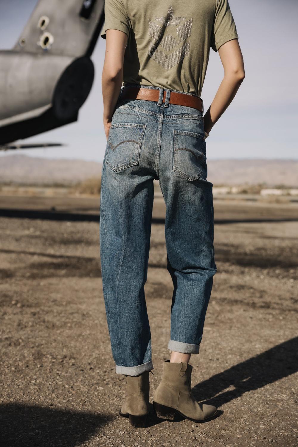 Freeman T. Porter Edita SDM Jeans Taille Haute Femme Bocaina