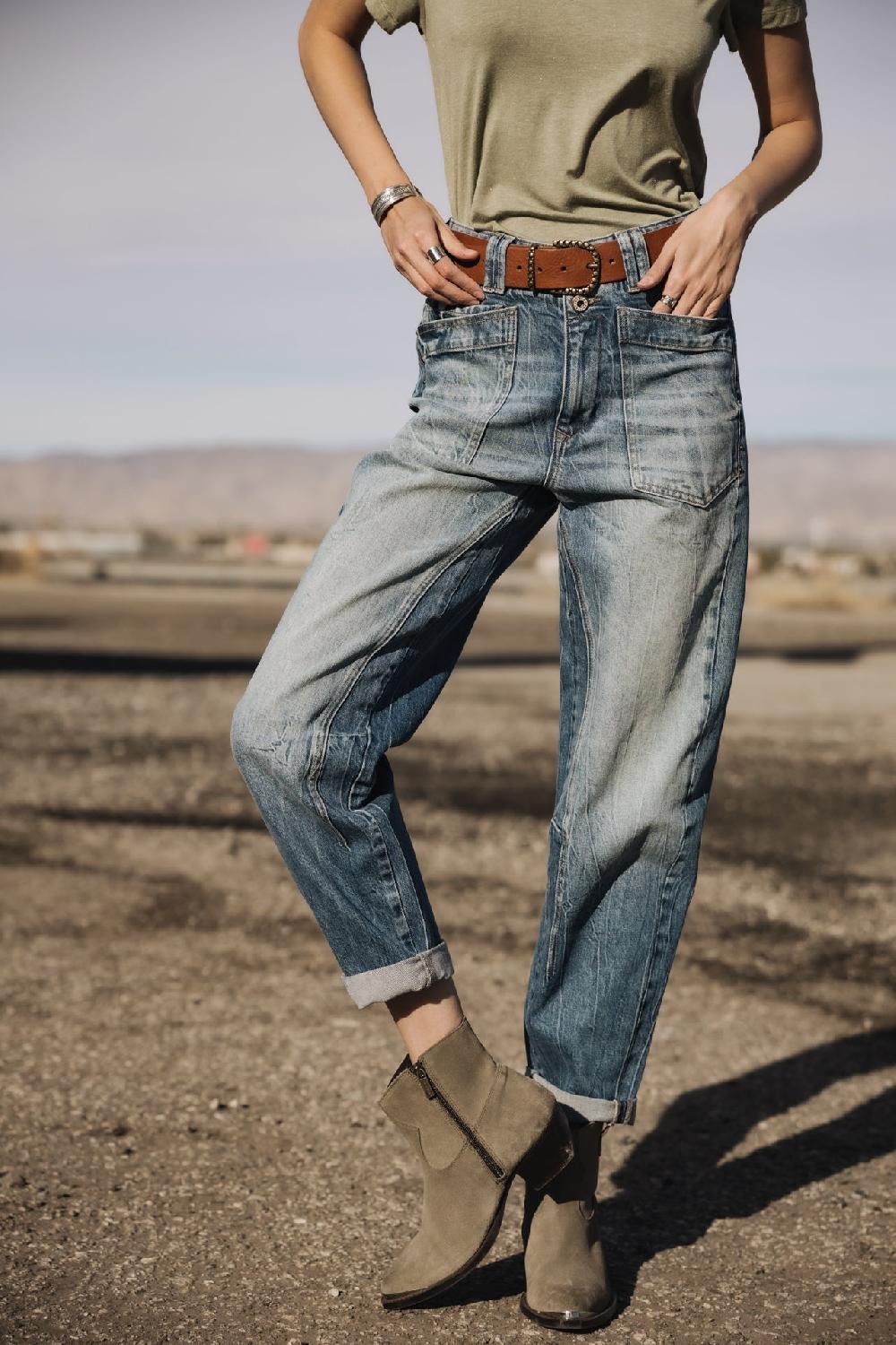 freeman t. porter Edita SDM Jeans taille haute Femme bocaina