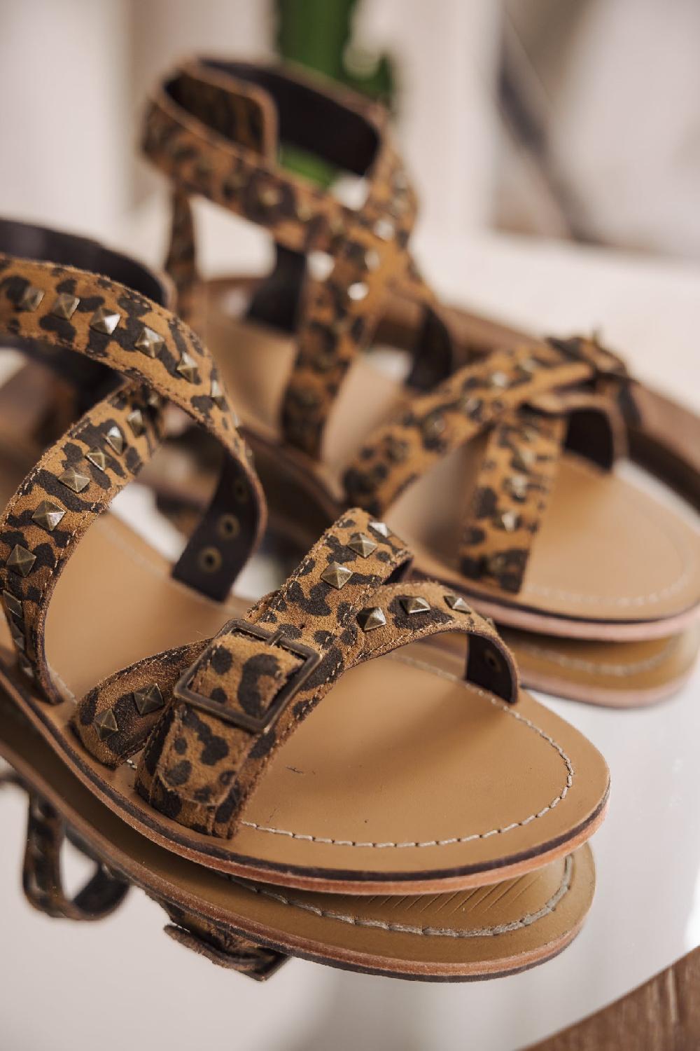 freeman t. porter Elida Suede Sandales cloutées Femme leo