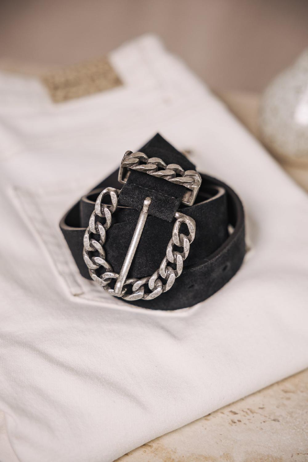 Freeman T. Porter Eularia Ceinture En Cuir Femme Black