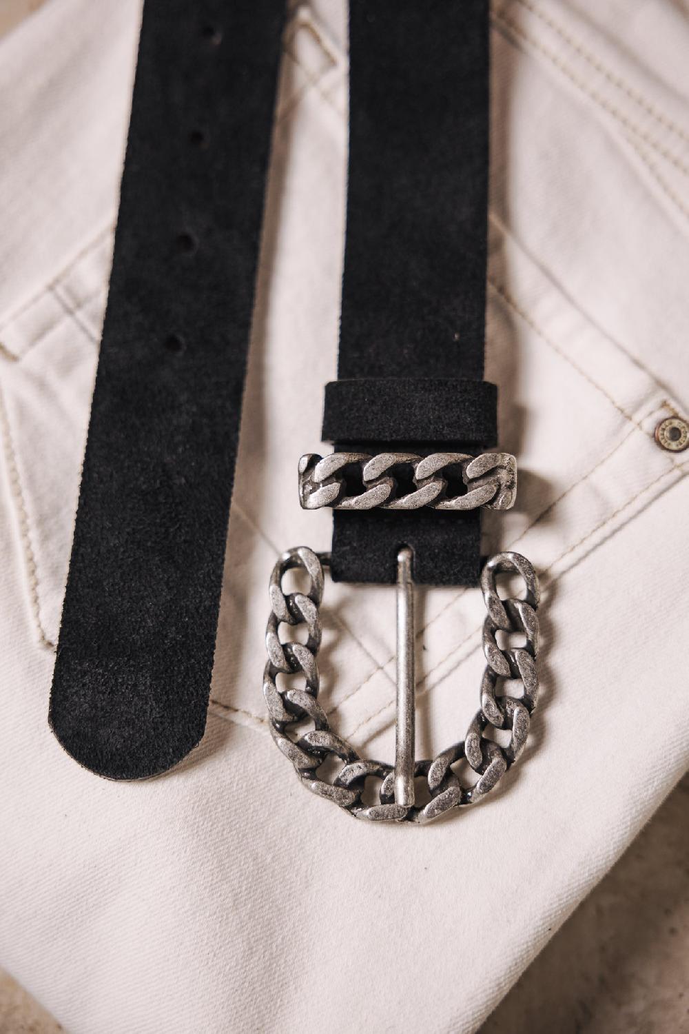 freeman t. porter Eularia Ceinture en cuir Femme black