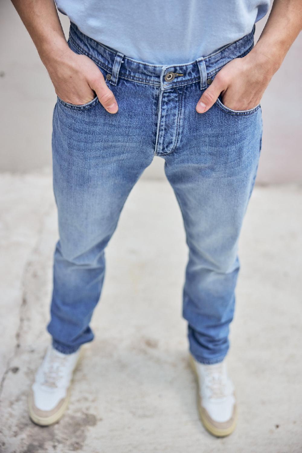 Freeman T. Porter Felix Denim Jeans Droit Homme Balik Light