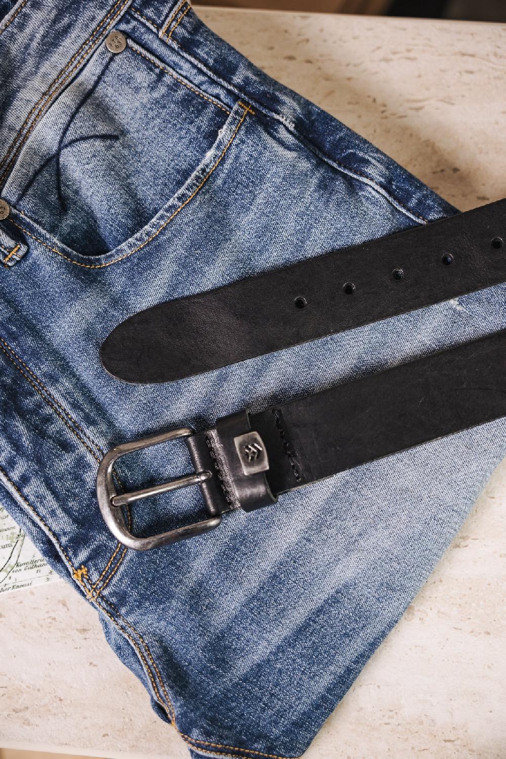 Freeman T. Porter Axen Ceinture En Cuir Homme Black