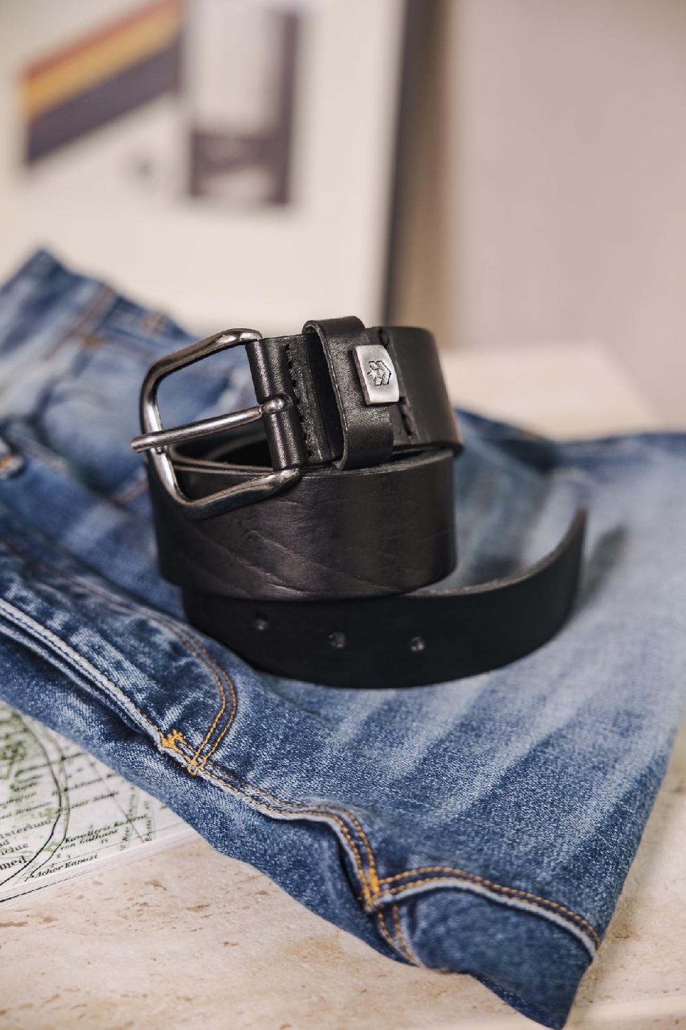 Freeman T. Porter Axen Ceinture En Cuir Homme Black