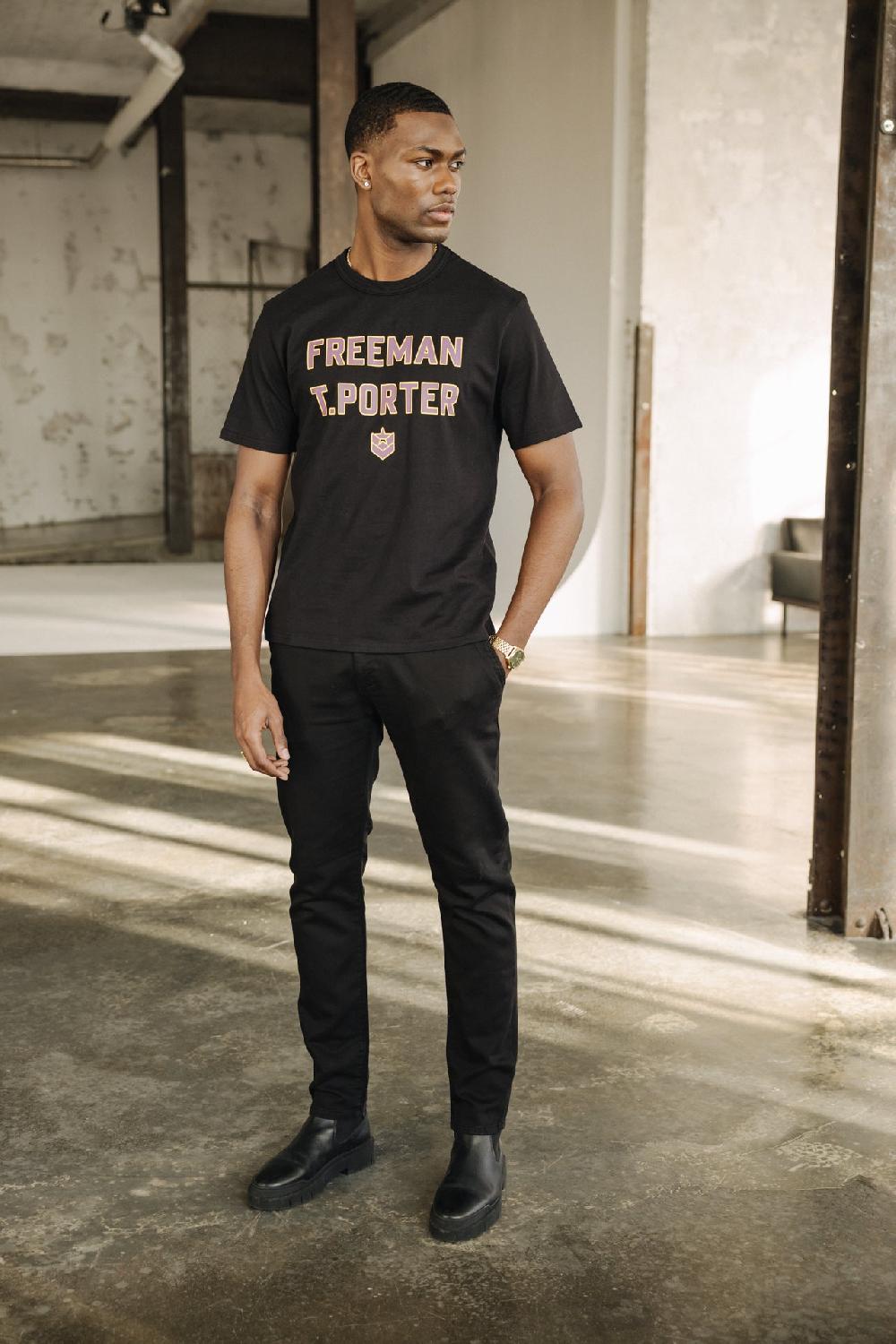 Freeman T. Porter Chuck Neon T-shirt Homme Black