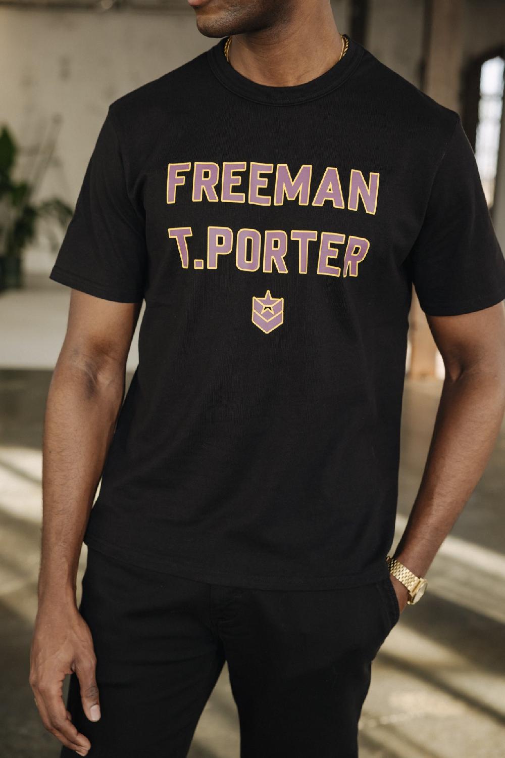 freeman t. porter Chuck Neon T-shirt Homme black
