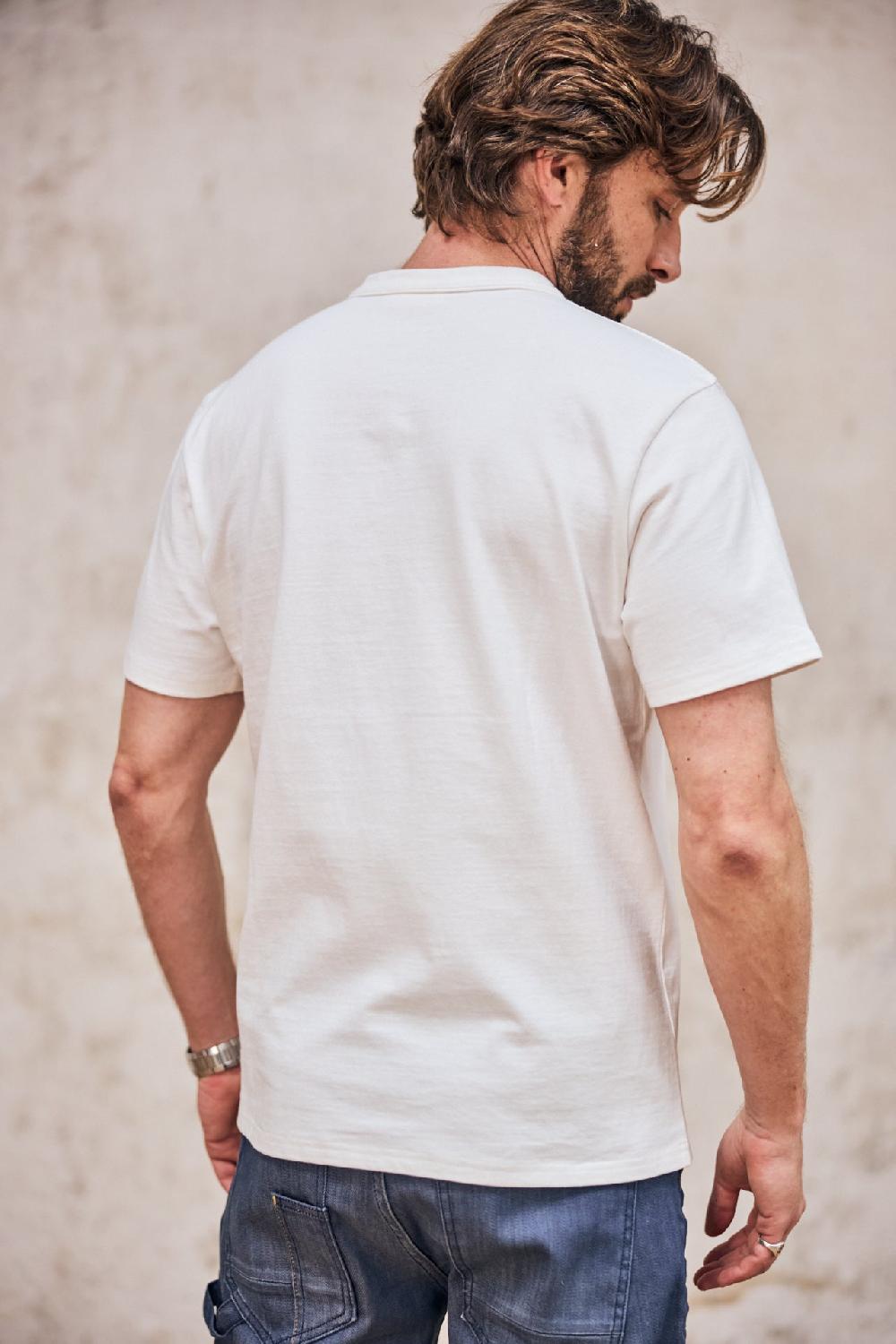 Freeman T. Porter Chuck Neon T-shirt Homme Ecru