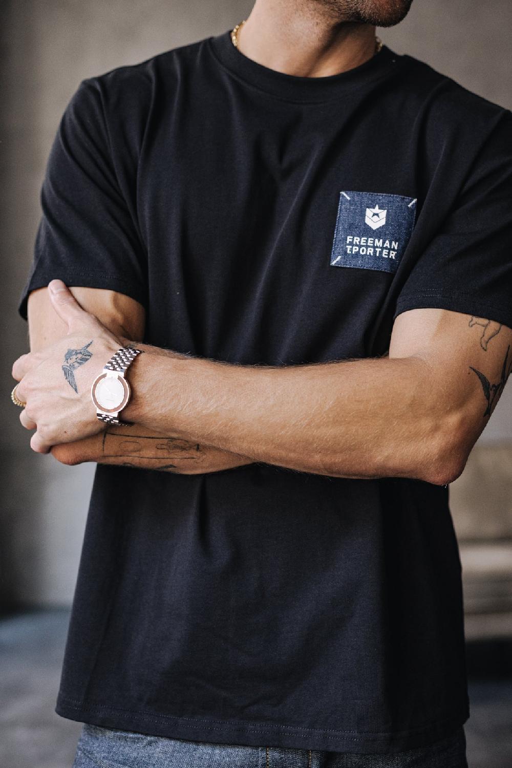 Freeman T. Porter Chuck Patch T-shirt Homme Black