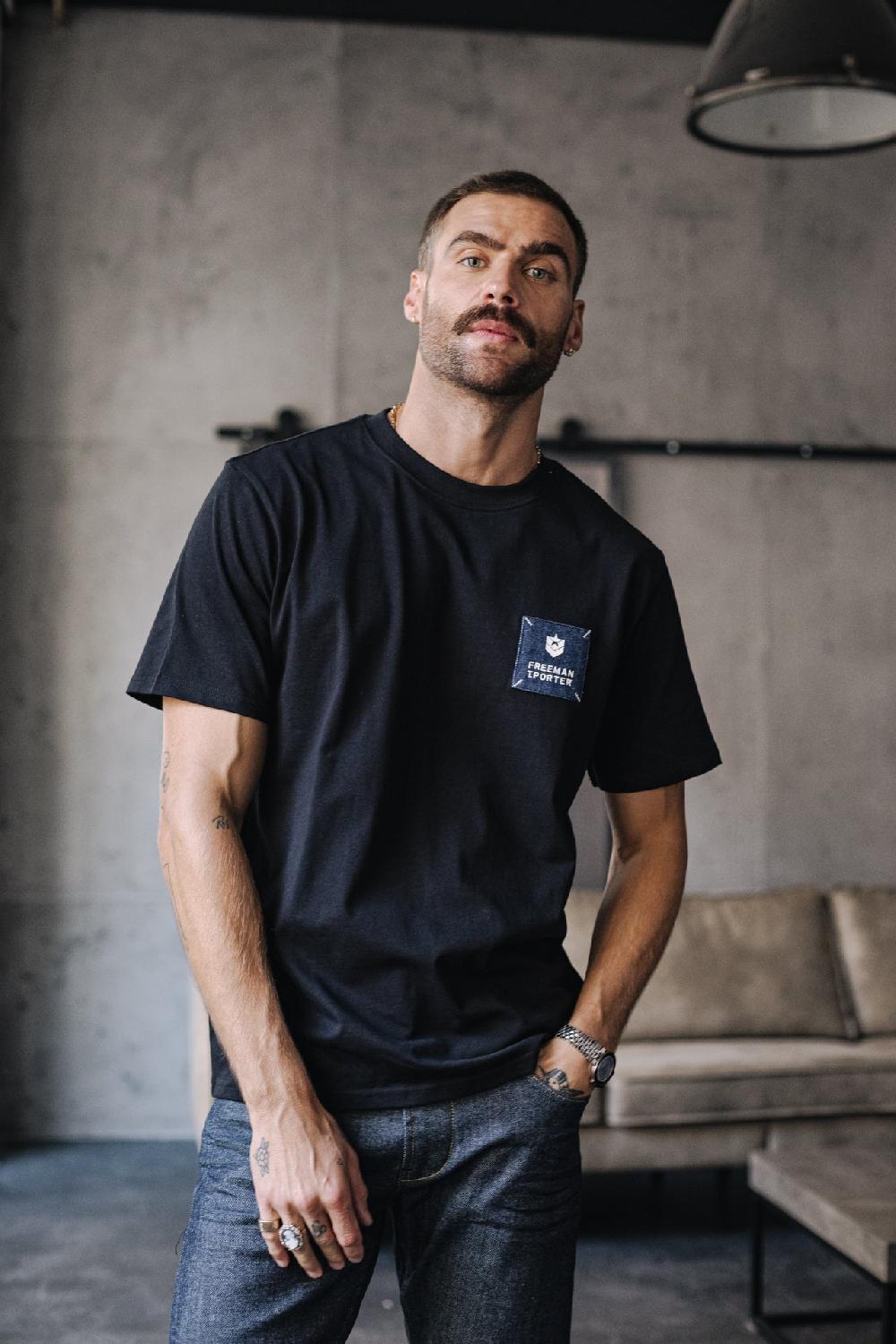 Freeman T. Porter Chuck Patch T-shirt Homme Black