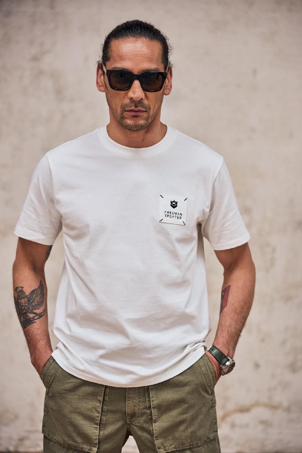 Freeman T. Porter Chuck Patch T-shirt Homme White