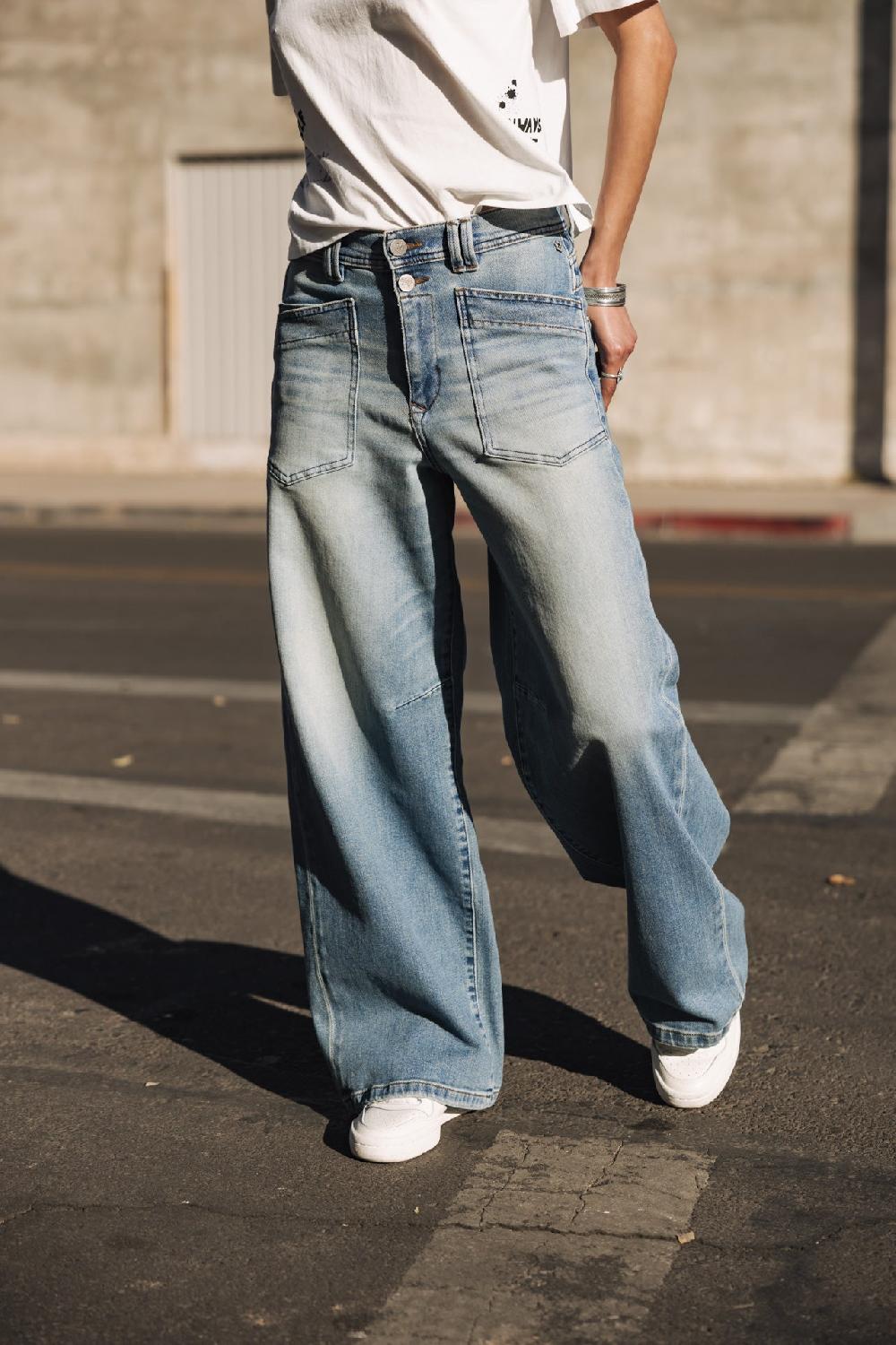 freeman t. porter Gaby SDM Jeans large Femme seoul