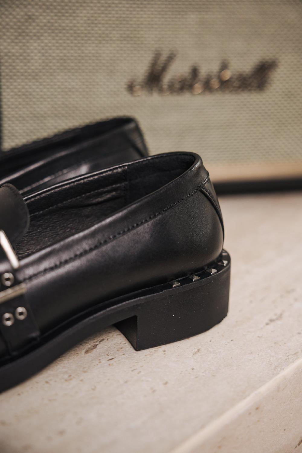 Freeman T. Porter Gemma Bis Mocassins Femme Black