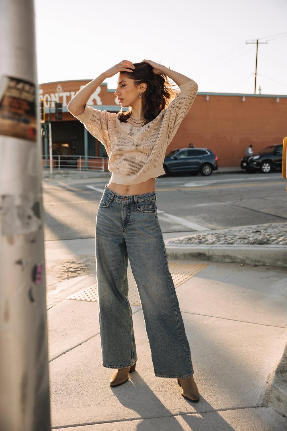 freeman t. porter Jane SDM Jeans large Femme furano