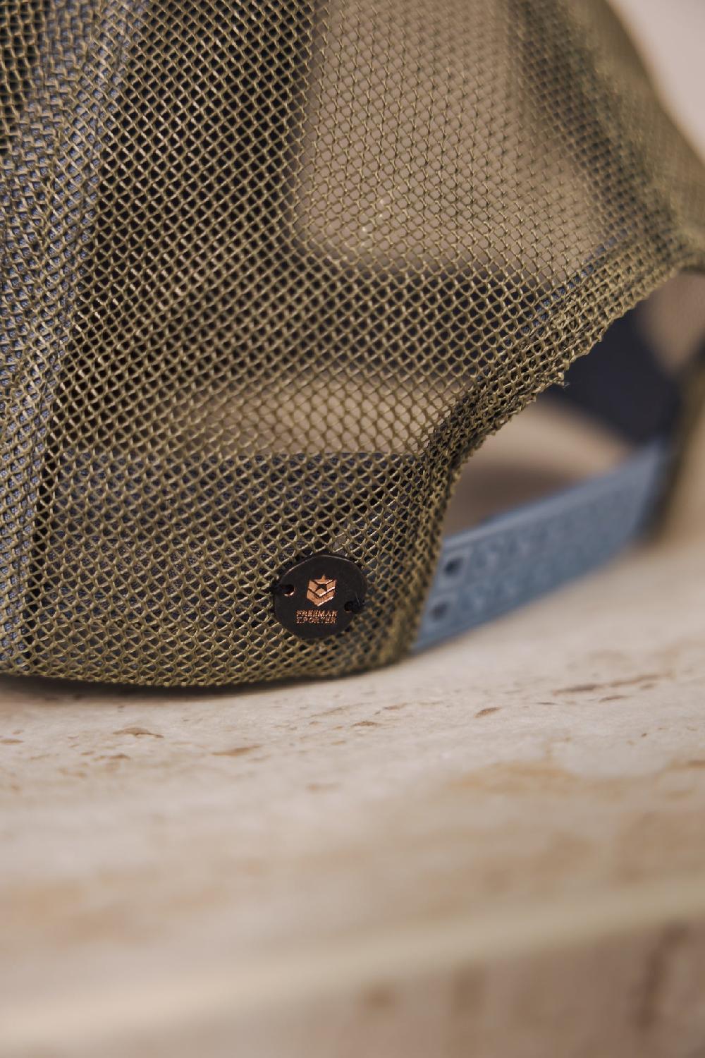 Freeman T. Porter Micky Casquette Homme Blue Denim