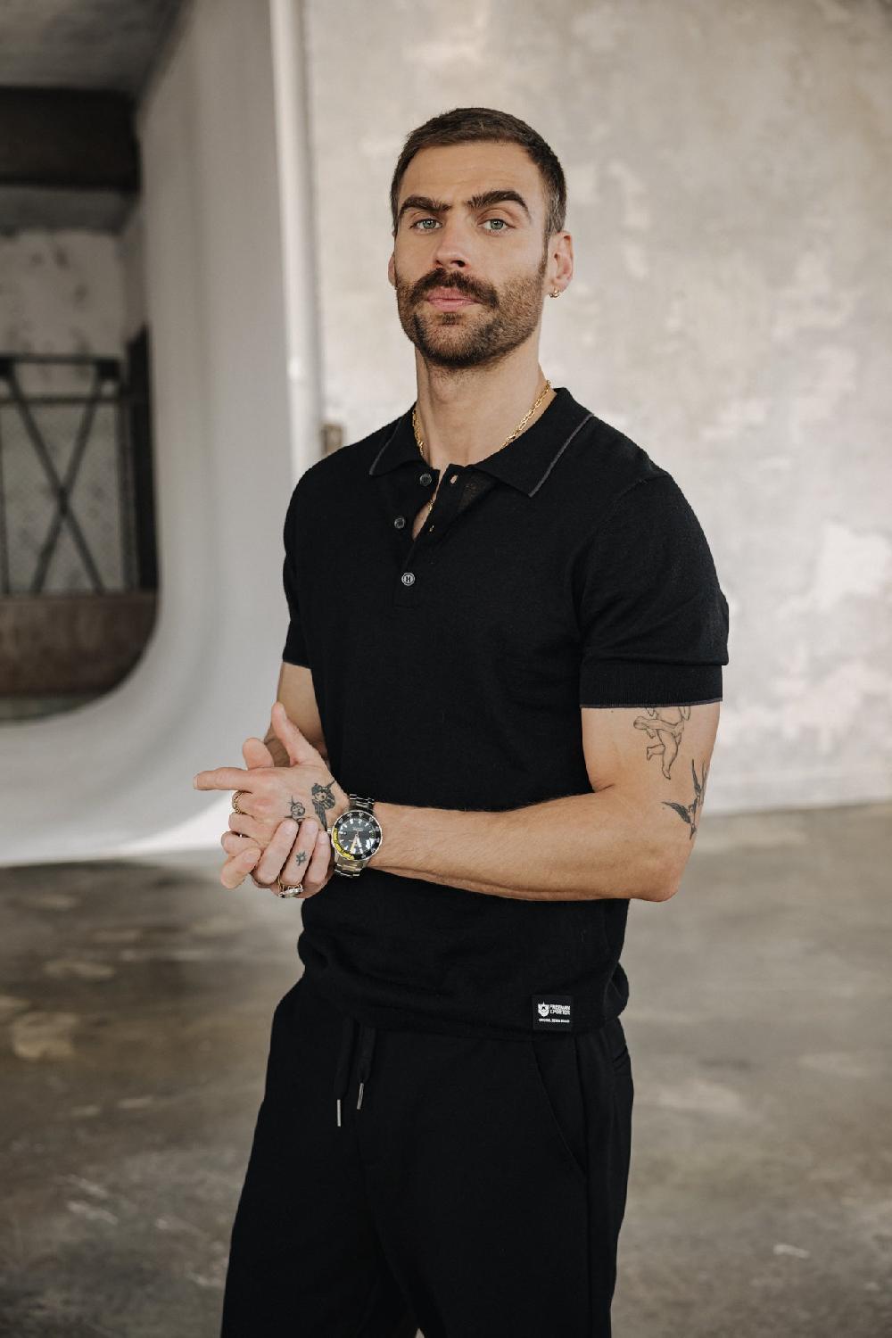 Freeman T. Porter Mike Argos Polo Homme Black