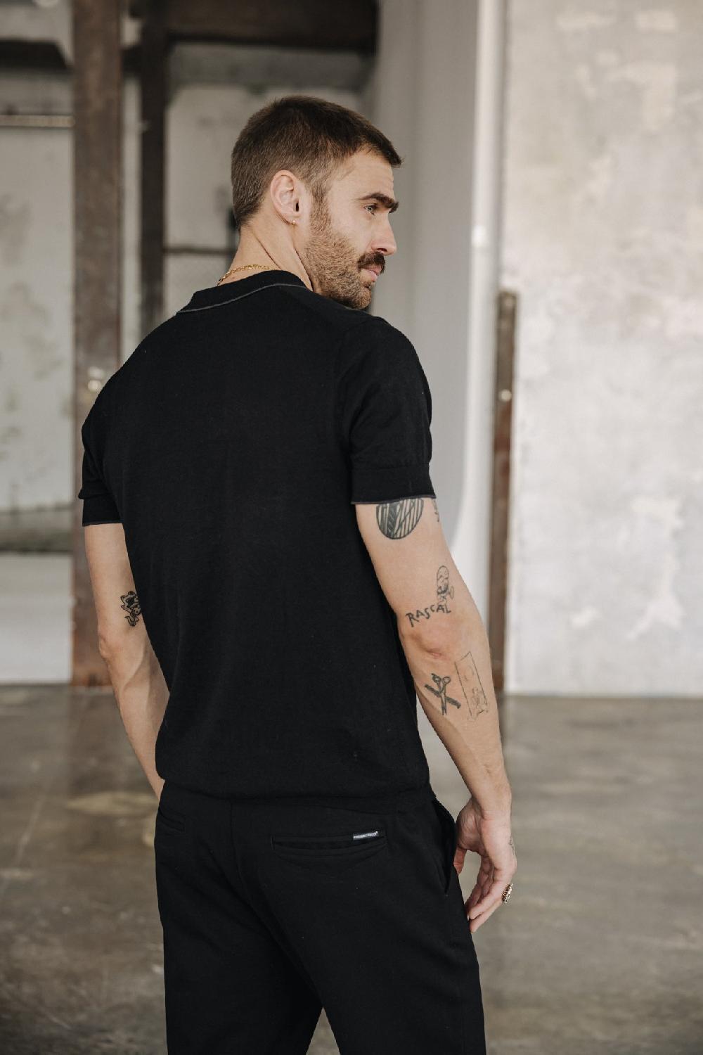 Freeman T. Porter Mike Argos Polo Homme Black