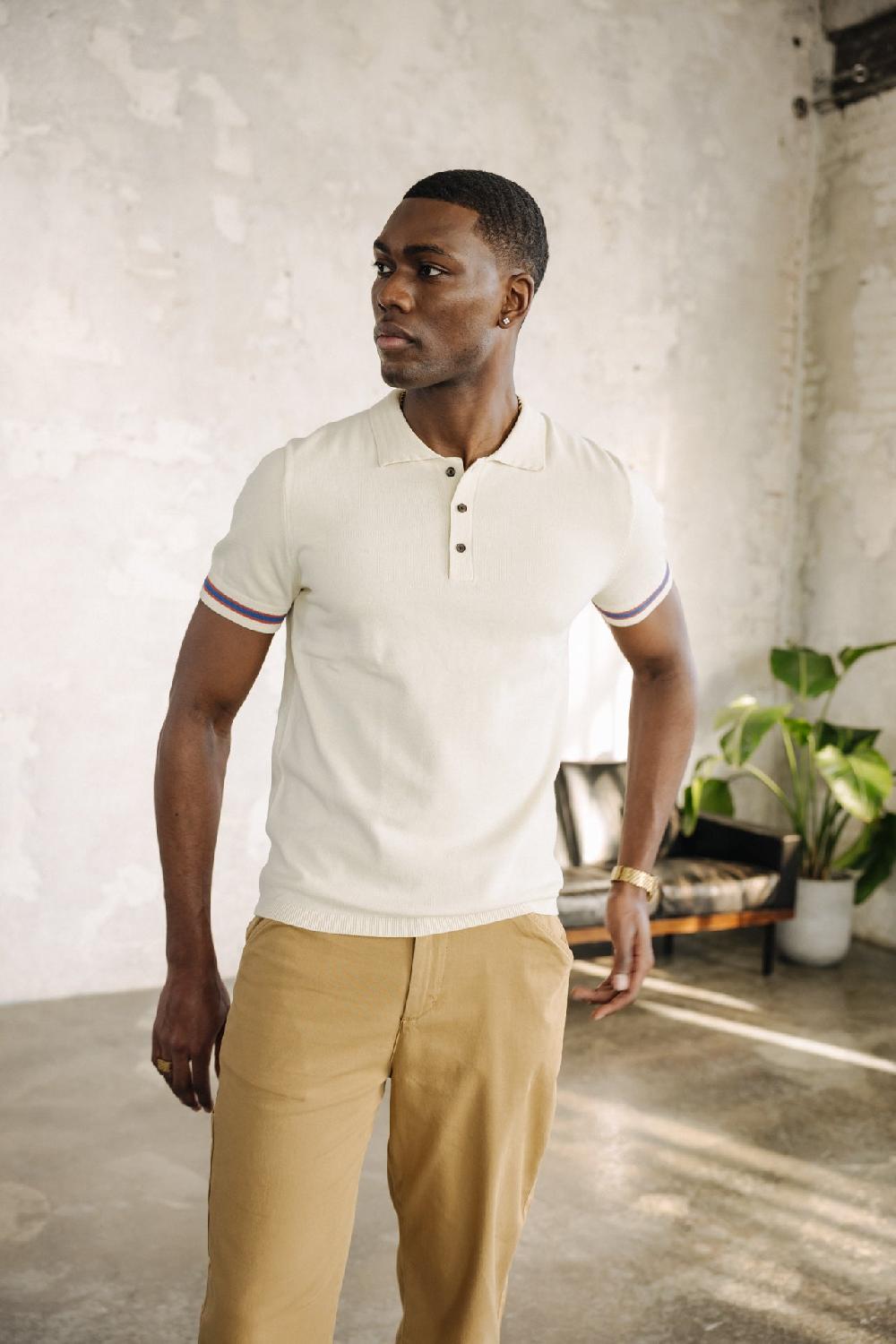 Freeman T. Porter Mike Conwy Polo Homme Egret